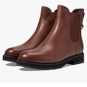 Cole Haan Women's Brown Leather Chelsea Boots